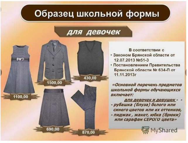 Школьная форма.